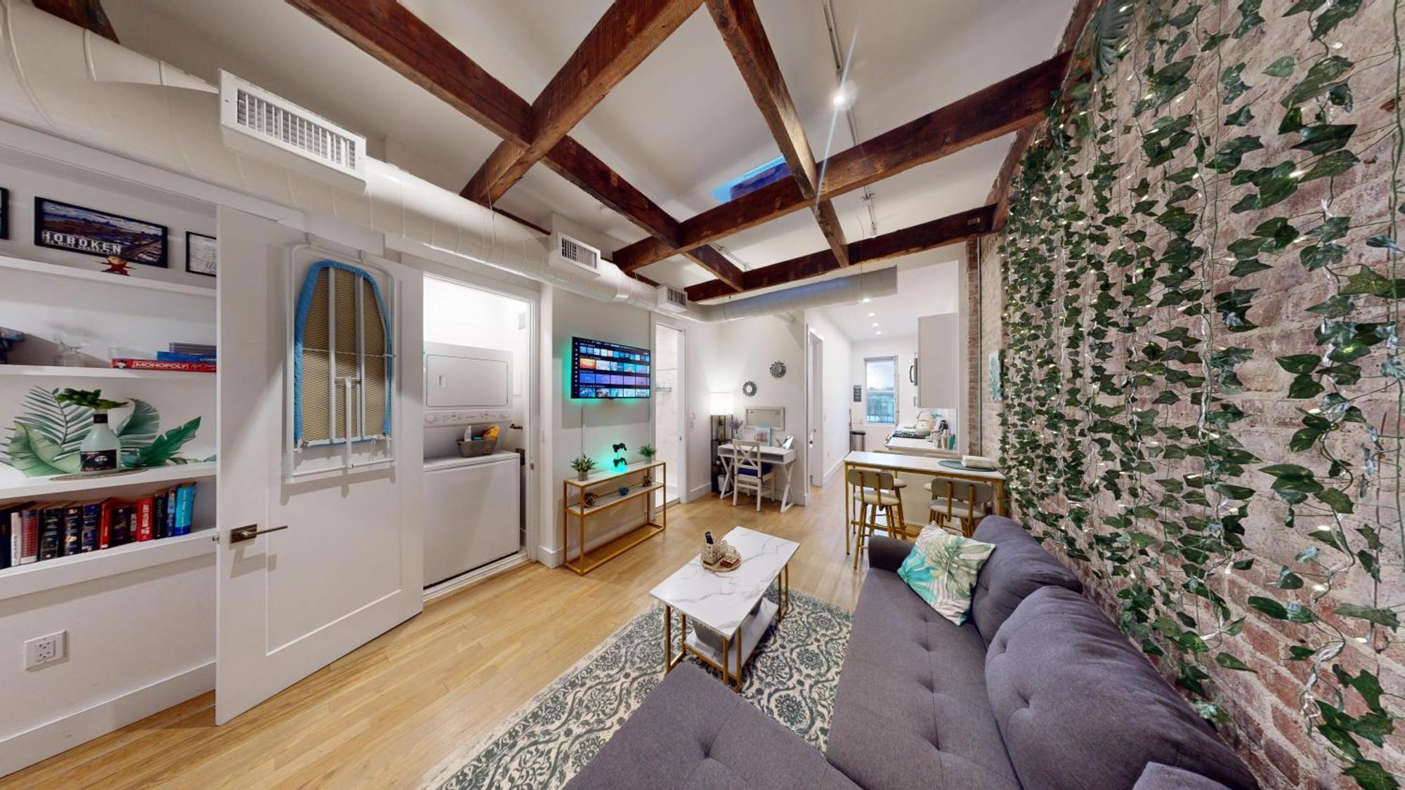 Chic Penthouse 15 Minutes From Nyc - Bus Stop At Doorstep Гобокен Екстер'єр фото