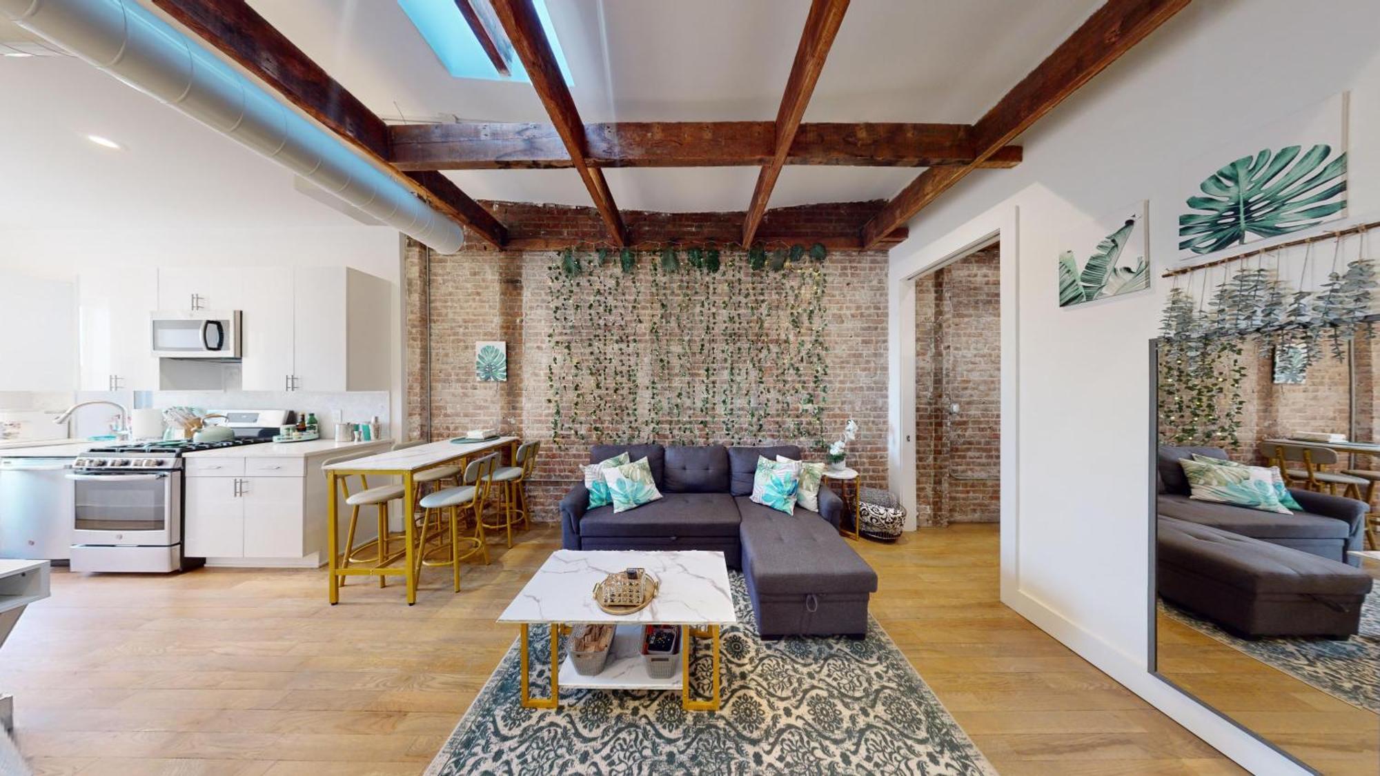 Chic Penthouse 15 Minutes From Nyc - Bus Stop At Doorstep Гобокен Екстер'єр фото